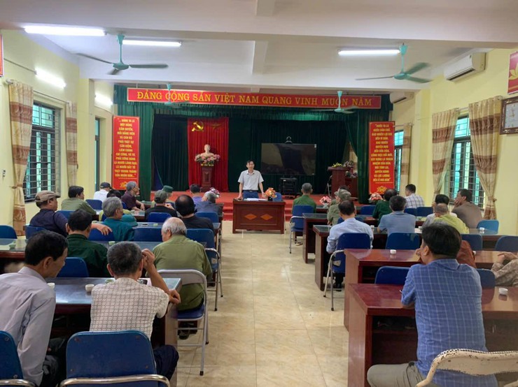 HỘI CỰU CHIẾN BINH XÃ PHƯỢNG DỰC TĂNG CƯỜNG TUYÊN TRUYỀN, TẠO ĐỒNG THUẬN THỰC HIỆN CHỦ TRƯƠNG SÁP NHẬP ĐIỂM TRƯỜNG MẦM NON- Ảnh 1.