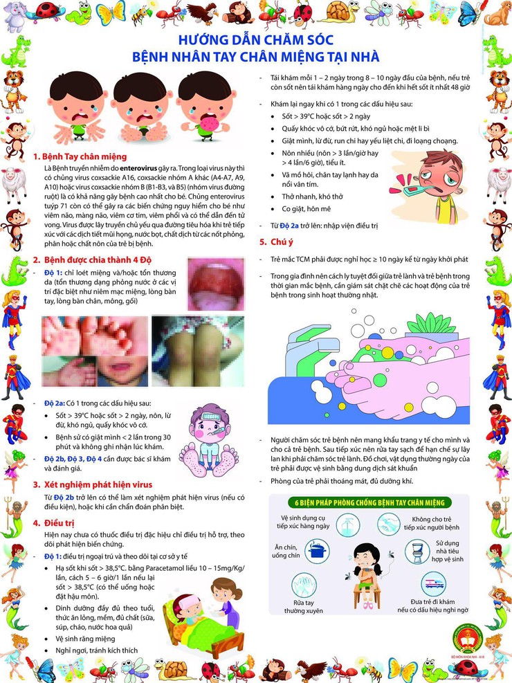 HƯỚNG DẪN PHÒNG VÀ CHĂM SÓC TRẺ MẮC BỆNH TAY CHÂN MIỆNG- Ảnh 1.