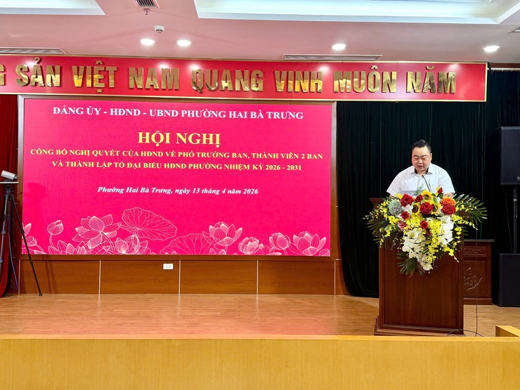 Phường Hai Bà Trưng: Tổ chức Hội nghị triển khai các Nghị quyết của Thường trực HĐND phường.- Ảnh 2.