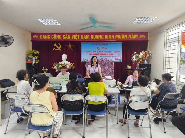 PHÒNG GIAO DỊCH NGÂN HÀNG CHÍNH SÁCH XÃ HỘI HAI BÀ TRƯNG HỌP GIAO BAN THÁNG 4/2026- Ảnh 1.