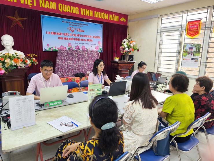 PHÒNG GIAO DỊCH NGÂN HÀNG CHÍNH SÁCH XÃ HỘI HAI BÀ TRƯNG HỌP GIAO BAN THÁNG 4/2026- Ảnh 2.