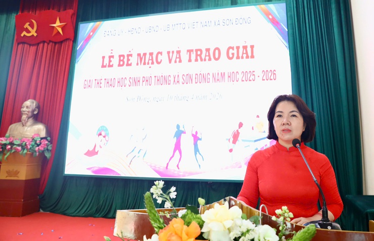 Xã Sơn Đồng tổ chức bế mạc Giải thể thao học sinh phổ thông năm học 2025 – 2026- Ảnh 3.