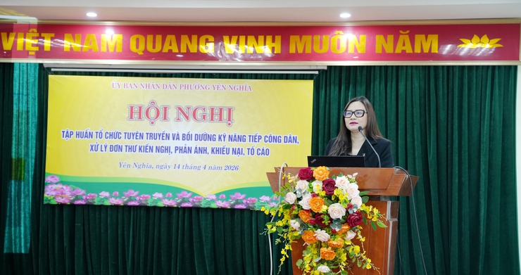 Phường Yên Nghĩa bồi dưỡng kỹ năng tiếp công dân và xử lý kiến nghị, phản ánh- Ảnh 1.