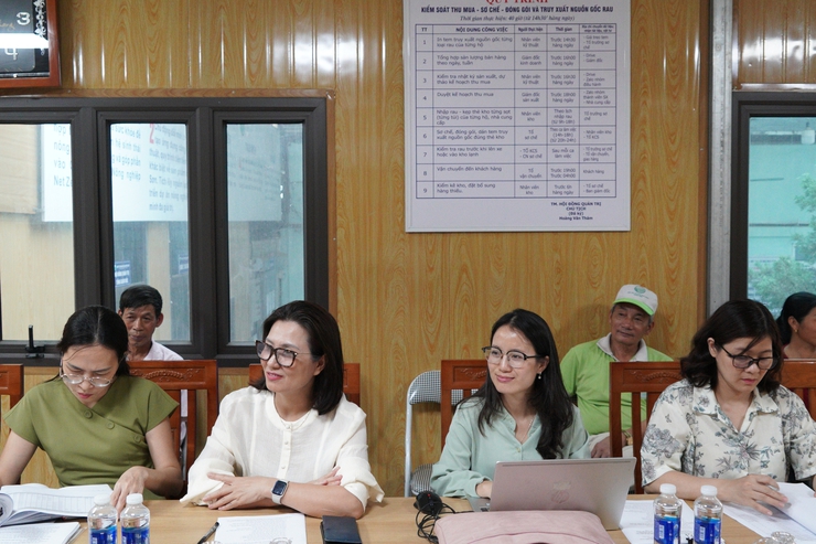 Hiệu quả hoạt động của HTX Rau quả sạch Chúc Sơn khi tham gia Chương trình “Hợp tác xã liên kết với hộ nông dân để phát triển kinh tế và thoát nghèo bền vững”- Ảnh 3.