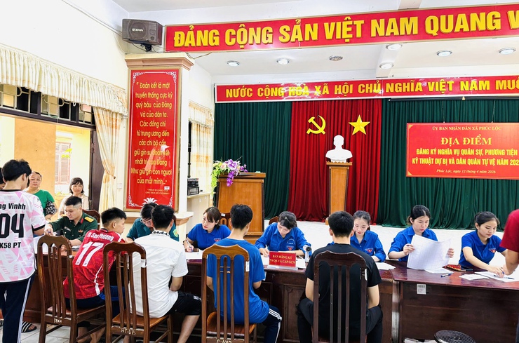Phúc Lộc tổ chức đăng ký nghĩa vụ Quân sự lần đầu năm 2026- Ảnh 1.