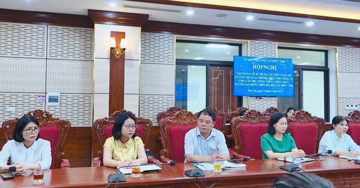 Phúc Thọ tập huấn sử dụng nền tảng số và ứng dụng trí tuệ nhân tạo trong thực thi công vụ- Ảnh 3.