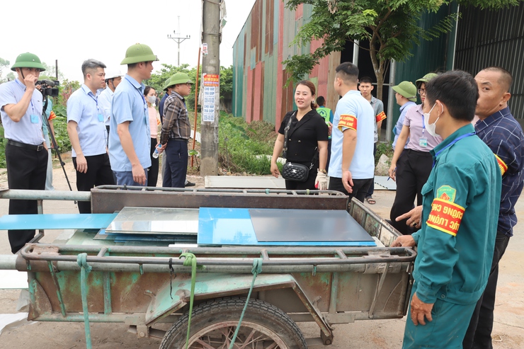Phú Xuyên cưỡng chế trường hợp vi phạm đất đai tại thôn Nguyên Hanh- Ảnh 7.