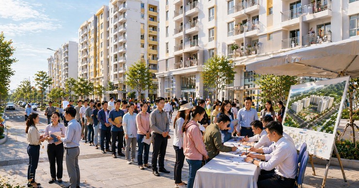 Người lao động phấn khởi vì lương 25 triệu đồng/tháng vẫn được mua nhà ở xã hội- Ảnh 1.