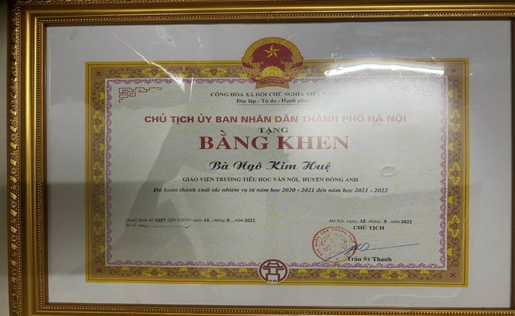 CÔ GIÁO NGÔ KIM HUỆ- TẤM GƯƠNG TIÊU BIỂU TRONG SỰ NGHIỆP GIÁO DỤC TẠI XÃ PHÚC THỊNH- Ảnh 3.