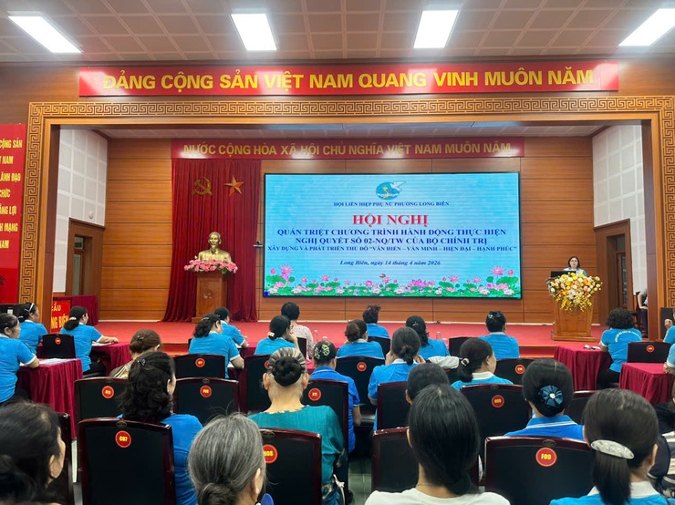 Hội LHPN phường Long Biên tổ chức tập huấn nghiệp vụ công tác Hội và quán triệt Chương trình hành động thực hiện Nghị quyết số 02-NQ/TW của Bộ Chính trị- Ảnh 2.