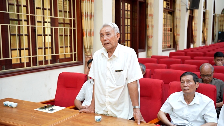 UBND xã tổ chức hội nghị triển khai kế hoạch tổ chức Lễ khánh thành và Lễ hội Đền Mẫu làng Quế Dương xã Dương Hoà- Ảnh 5.