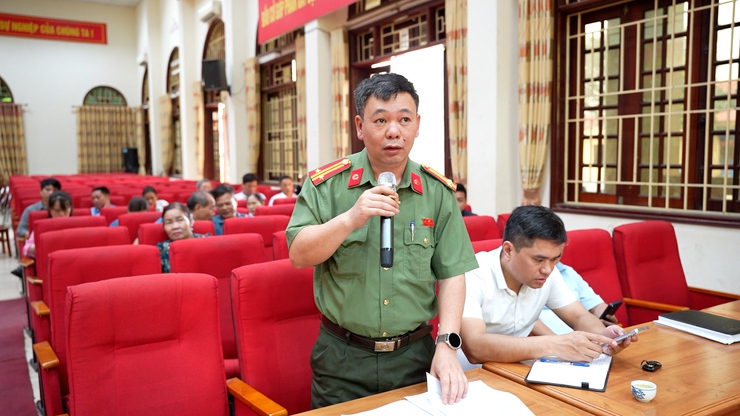 UBND xã tổ chức hội nghị triển khai kế hoạch tổ chức Lễ khánh thành và Lễ hội Đền Mẫu làng Quế Dương xã Dương Hoà- Ảnh 6.