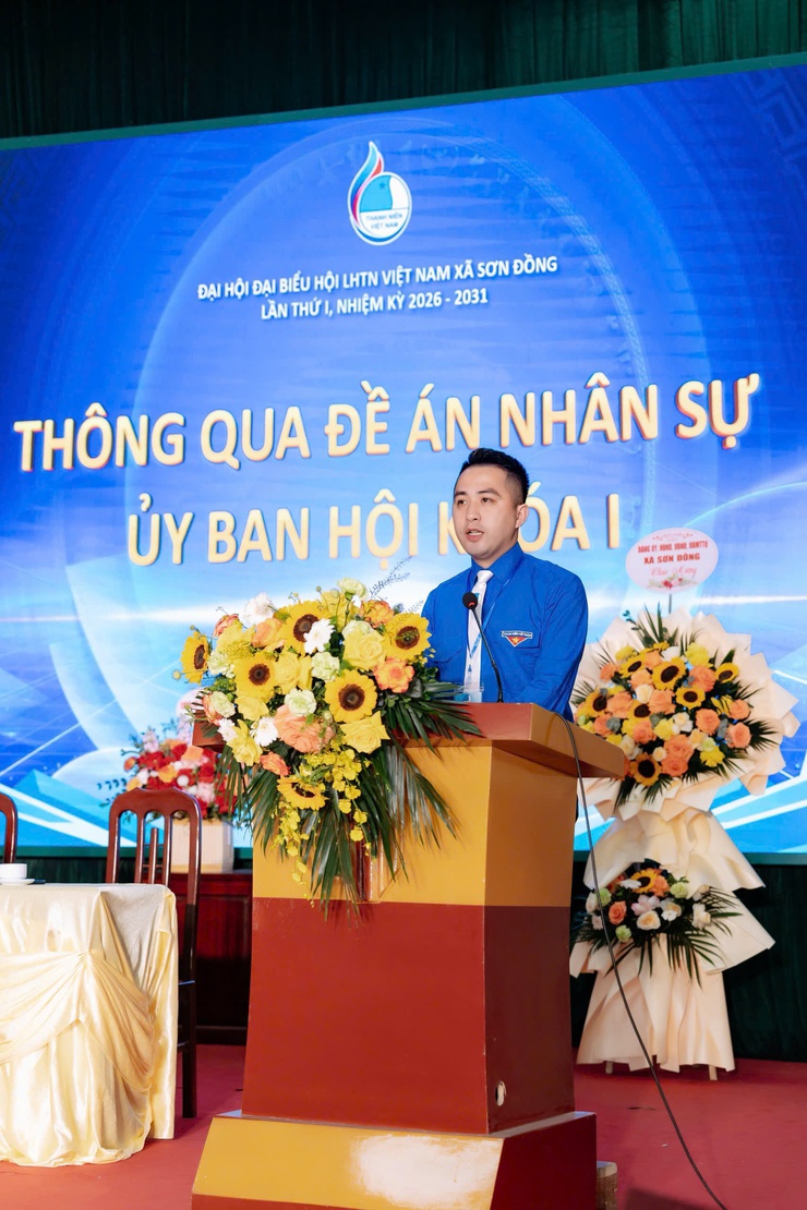 Xã Sơn Đồng tổ chức đại hội Hội liên hiệp Thanh niên Việt Nam lần thứ I, nhiệm kỳ 2026 - 2029- Ảnh 3.