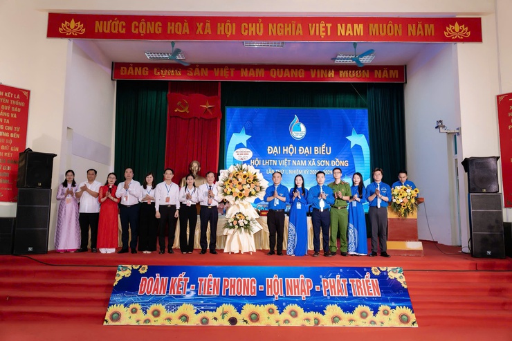 Xã Sơn Đồng tổ chức đại hội Hội liên hiệp Thanh niên Việt Nam lần thứ I, nhiệm kỳ 2026 - 2029- Ảnh 2.