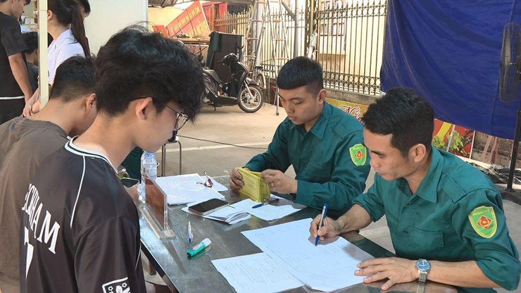 Phúc Thọ tổ chức đăng ký nghĩa vụ Quân sự lần đầu năm 2026- Ảnh 1.