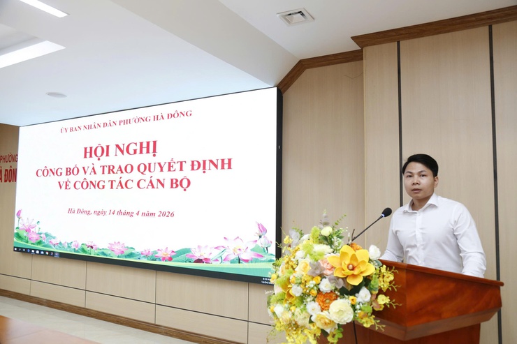 Phường Hà Đông trao quyết định bổ nhiệm, bổ nhiệm lại 5 cán bộ lãnh đạo- Ảnh 3.