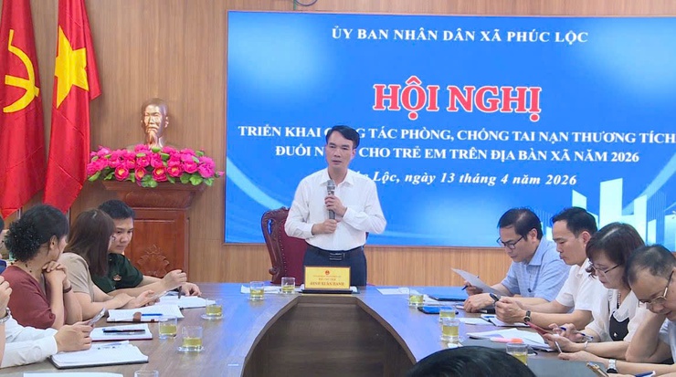 Hội nghị triển khai công tác phòng, chống tai nạn thương tích, đuối nước cho trẻ em trên địa bàn xã năm 2026- Ảnh 1.