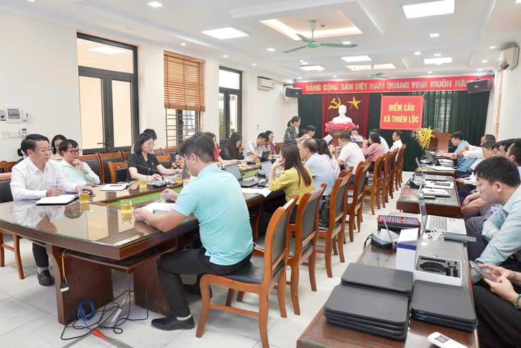 Hội nghị giao ban Ban Chỉ đạo Bồi thường, hỗ trợ và tái định cư xã Thiên Lộc- Ảnh 7.