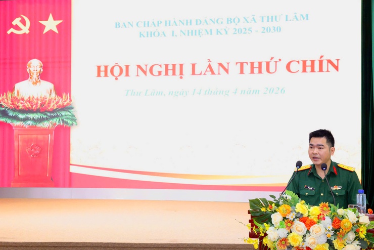 BCH Đảng bộ xã Thư Lâm khóa I, nhiệm kỳ 2025-2030 tổ chức Hội nghị lần thứ Chín
- Ảnh 9.