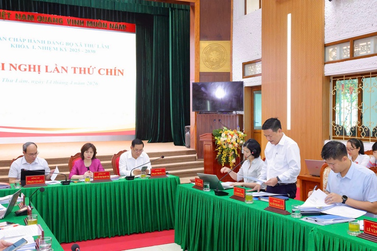 BCH Đảng bộ xã Thư Lâm khóa I, nhiệm kỳ 2025-2030 tổ chức Hội nghị lần thứ Chín
- Ảnh 7.