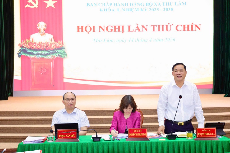 BCH Đảng bộ xã Thư Lâm khóa I, nhiệm kỳ 2025-2030 tổ chức Hội nghị lần thứ Chín
- Ảnh 11.