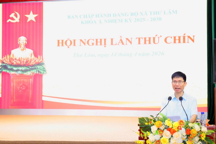 BCH Đảng bộ xã Thư Lâm khóa I, nhiệm kỳ 2025-2030 tổ chức Hội nghị lần thứ Chín
- Ảnh 4.