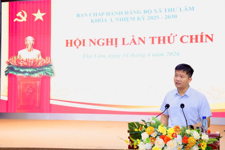 BCH Đảng bộ xã Thư Lâm khóa I, nhiệm kỳ 2025-2030 tổ chức Hội nghị lần thứ Chín
- Ảnh 5.