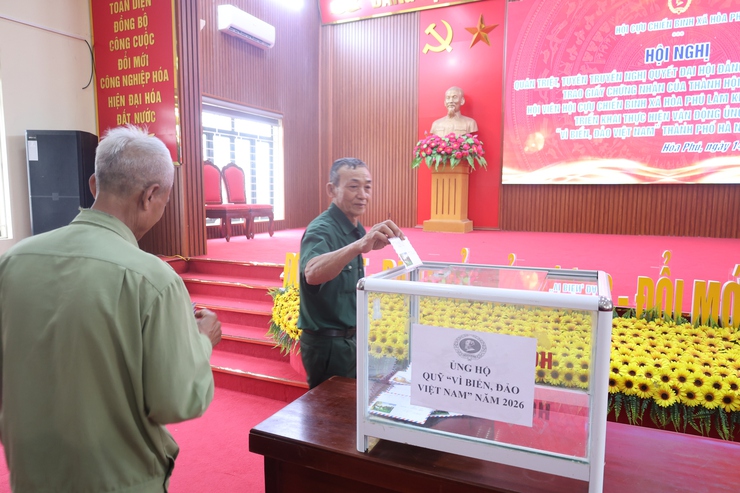Hội Cựu chiến binh xã Hòa Phú: Hội nghị nghiên cứu, quán triệt và triển khai Nghị quyết Đại hội Đảng toàn quốc lần thứ XIV- Ảnh 8.