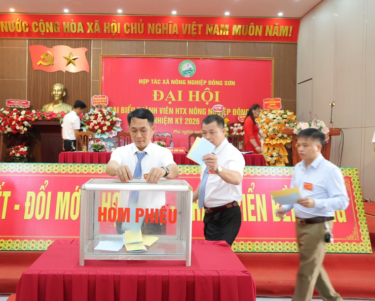 Hợp tác xã nông nghiệp Đông Sơn (xã Phú Nghĩa) tổ chức Đại hội đại biểu thành viên nhiệm kỳ 2026 – 2031- Ảnh 13.