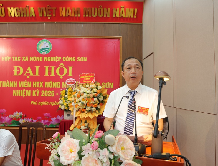 Hợp tác xã nông nghiệp Đông Sơn (xã Phú Nghĩa) tổ chức Đại hội đại biểu thành viên nhiệm kỳ 2026 – 2031- Ảnh 17.
