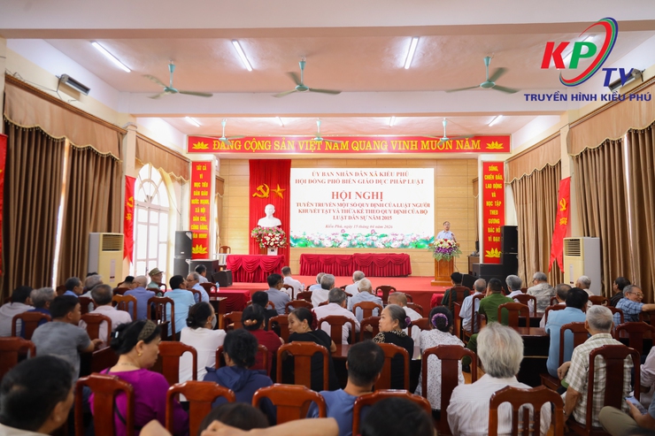 Kiều Phú tổ chức hội nghị tuyên truyền pháp luật về người khuyết tật và thừa kế- Ảnh 1.