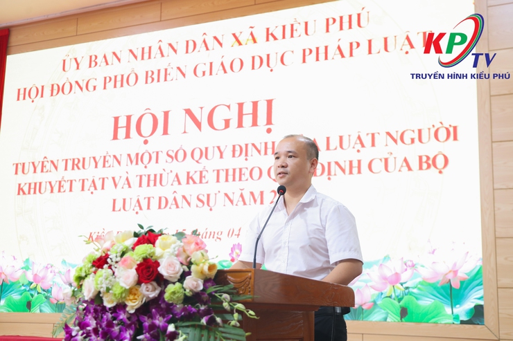 Kiều Phú tổ chức hội nghị tuyên truyền pháp luật về người khuyết tật và thừa kế- Ảnh 3.