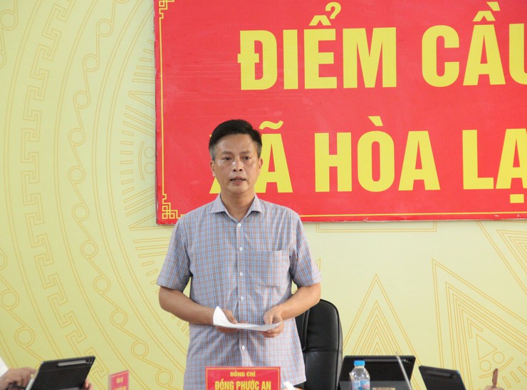 Thường trực Đảng ủy xã Hòa Lạc làm việc với UBND xã về nhiệm vụ trọng tâm lĩnh vực kinh tế năm 2026- Ảnh 9.