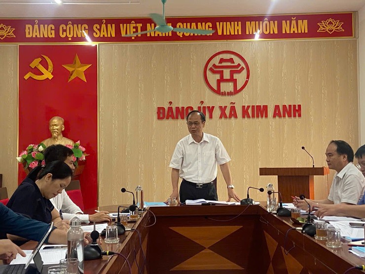 Ban Chỉ đạo thực hiện Nghị quyết số 57-NQ/TW xã Kim Anh tổ chức Hội nghị giao ban đánh giá kết quả triển khai nhiệm vụ quý I và triển khai phương hướng, nhiệm vụ quý II năm 2026- Ảnh 1.