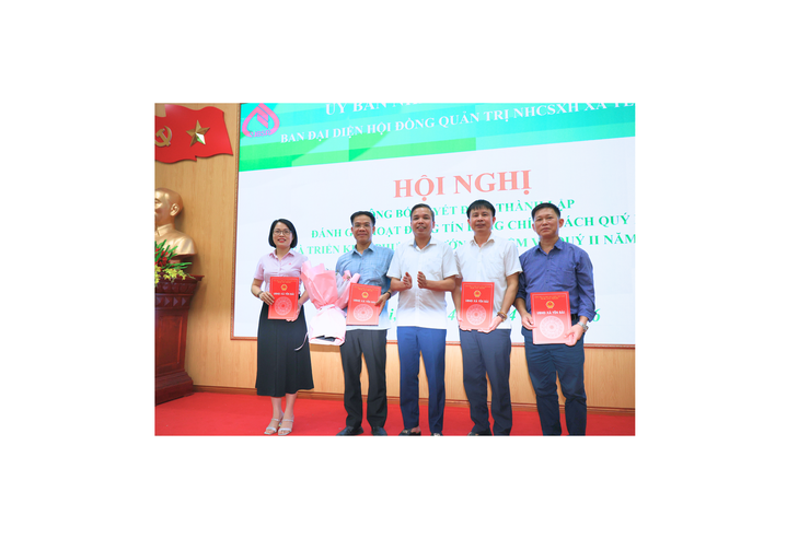 XÃ YÊN BÀI TỔ CHỨC HỘI NGHỊ CÔNG BỐ QUYẾT ĐỊNH THÀNH LẬP BAN ĐẠI DIỆN HĐQT NHCSXH XÃ VÀ TRIỂN KHAI NHIỆM VỤ TÍN DỤNG CHÍNH SÁCH.- Ảnh 1.