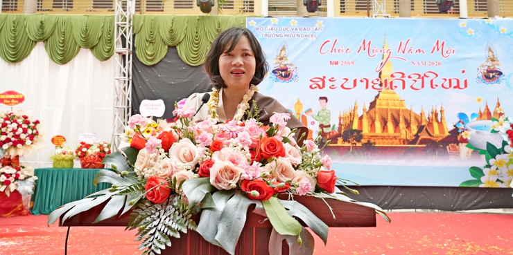 TRƯỜNG HỮU NGHỊ 80 TỔ CHỨC ĐÓN TẾT BUN PI MAY 2026 CHO LƯU HỌC SINH LÀO- Ảnh 3.