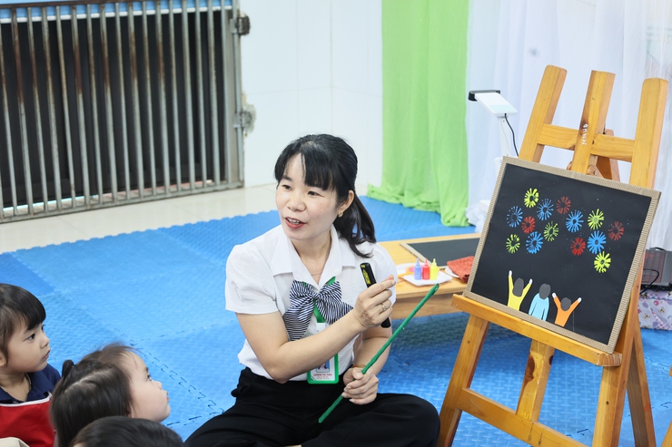 Hội thi giáo viên dạy giỏi cấp học Mầm non xã Quảng Bị năm học 2025-2026 thành công tốt đẹp- Ảnh 7.