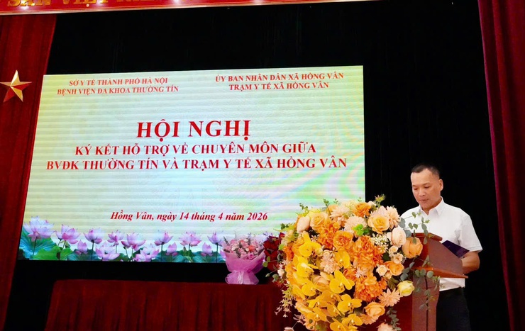 Xã Hồng Vân ký kết với Bệnh viện Đa khoa Thường Tín: Nâng cao chất lượng chăm sóc sức khỏe từ cơ sở- Ảnh 5.