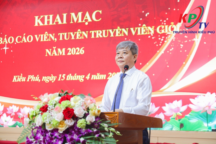 Kiều Phú khai mạc vòng sơ khảo Cuộc thi Báo cáo viên, tuyên truyền viên giỏi năm 2026- Ảnh 3.