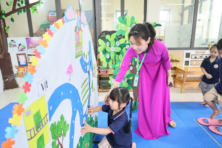 Hội thi giáo viên dạy giỏi cấp học Mầm non xã Quảng Bị năm học 2025-2026 thành công tốt đẹp- Ảnh 1.