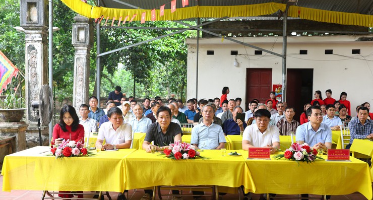 Thạch Thất: Lễ khởi công dự án tu bổ, tôn tạo di tích Quán Sải thôn Thúy Lai- Ảnh 1.