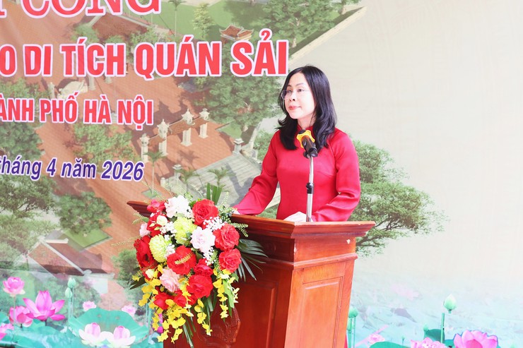 Thạch Thất: Lễ khởi công dự án tu bổ, tôn tạo di tích Quán Sải thôn Thúy Lai- Ảnh 3.