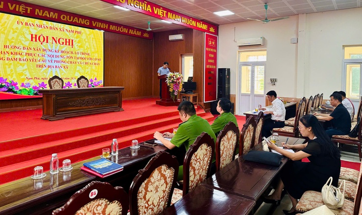 Nam Phù siết chặt trách nhiệm, đẩy nhanh lộ trình khắc phục tồn tại phòng cháy chữa cháy- Ảnh 2.