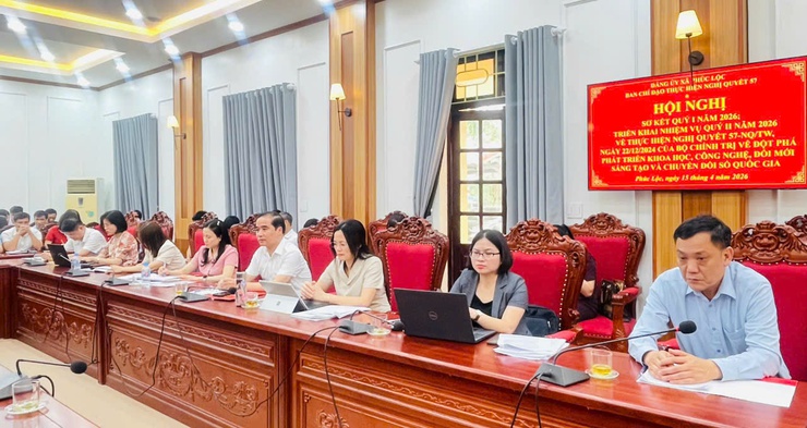 XÃ PHÚC LỘC ĐÁNH GIÁ KẾT QUẢ THỰC HIỆN NGHỊ QUYẾT 57-NQ/TW QUÝ I, XÁC ĐỊNH NHIỆM VỤ TRỌNG TÂM QUÝ II/2026- Ảnh 11.