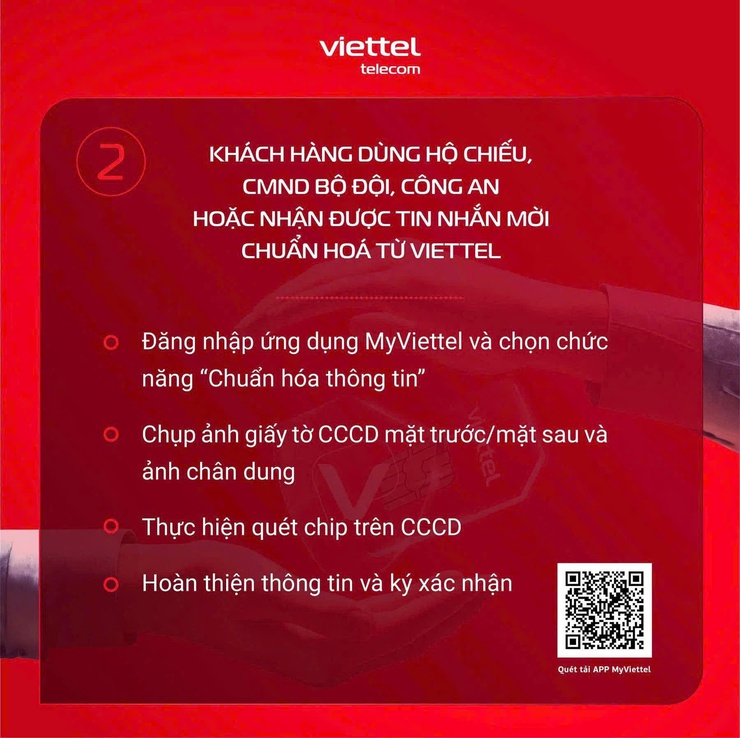 Thông báo hỗ trợ chuẩn hóa thông tin thuê bao Viettel tại xã Hát Môn- Ảnh 4.