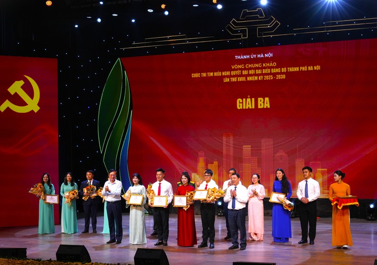 Trung tâm Phục vụ hành chính công Hà Nội tham dự Chung khảo Cuộc thi tìm hiểu Nghị quyết Đại hội Đại biểu Đảng bộ Thành phố lần thứ XVIII- Ảnh 4.