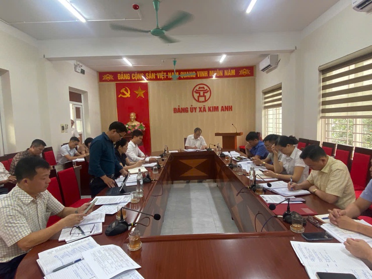 Ban Chỉ đạo thực hiện Nghị quyết số 57-NQ/TW xã Kim Anh tổ chức Hội nghị giao ban đánh giá kết quả triển khai nhiệm vụ quý I và triển khai phương hướng, nhiệm vụ quý II năm 2026- Ảnh 5.