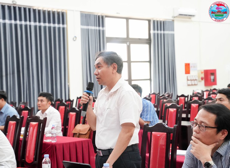 HỘI NGHỊ LÀM VIỆC VỀ NHIỆM VỤ QUY HOẠCH CHUNG XÃ HƯNG ĐẠO- Ảnh 3.