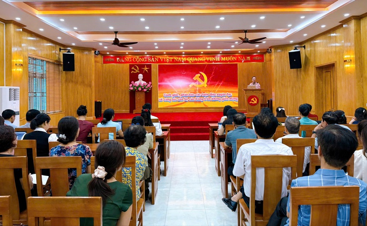 Đảng uỷ phường Thanh Liệt tập huấn kỹ năng xây dựng tác phẩm chính luận năm 2026- Ảnh 3.