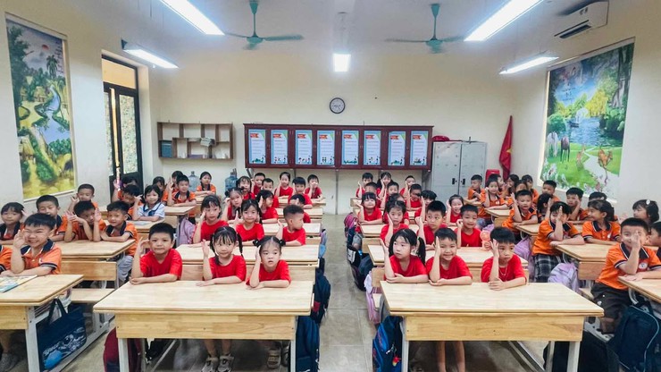 HOẠT ĐỘNG THAM QUAN TRƯỜNG TIỂU HỌC CỦA CÁC BÉ 5 TUỔI TRƯỜNG MẦM NON ĐẠI ĐỒNG - Ảnh 2.